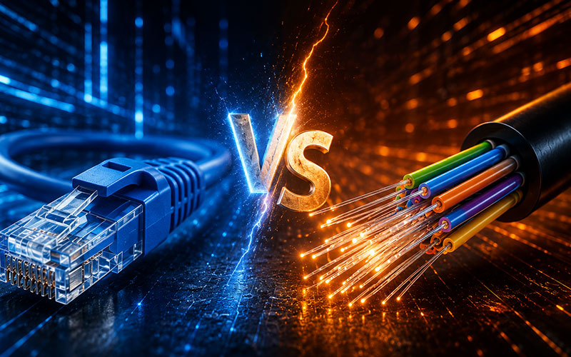 CAT6 Kablo ile Fiber Kablo Arasındaki Temel Farklar Nedir ?